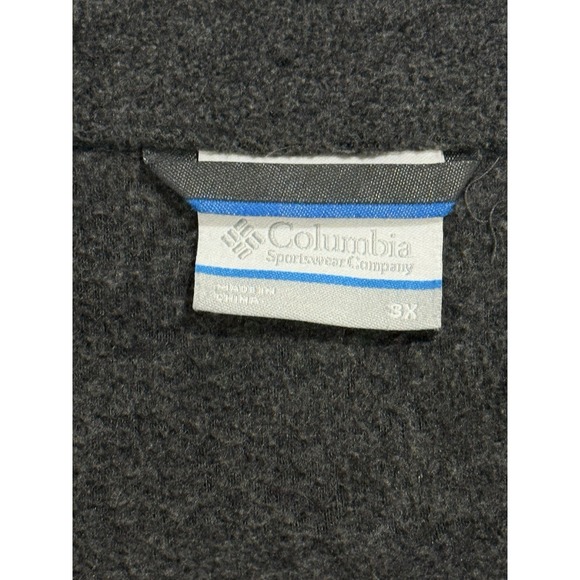 Columbia Mens Steens Mountain 2.0 Full Zip Fleece Jacket 3X Charcoal Heather - Picture 6 of 14